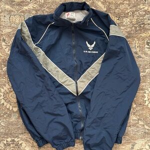 Vintage 2000'S US Military USAIR Force PTU Training Jacket Nylon Made in USA